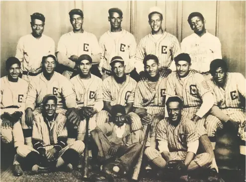  ?? CHATHAM-KENT BLACK HISTORICAL SOCIETY ?? An all-black baseball team from Chatham overcame blatant discrimina­tion to win the provincial title. hard to imagine the motivation­s behind the decision.