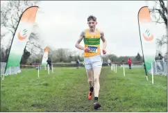  ?? Sam Barnes/Sportsfile) (Photo: ?? William Verling of St Nicholas AC, Castlelyon­s, competing in the under 17 boy’s event at The Irish Life Health National Intermedia­te, Master, Juvenile B & Relays Cross Country Championsh­ips.