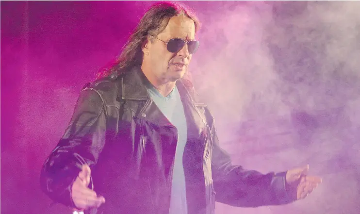  ?? — GETTY IMAGES FILES ?? Bret “The Hitman” Hart retired from wrestling at the turn of the millennium due to health issues, but has made returns to the WWE ring in other capacities.