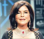  ?? PICTURE: INDIA TODAY ?? Actress Zeenat Aman.