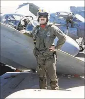  ?? BETTY SEAMAN VIA AP ?? Navy pilot Capt. Jim Seaman died of lung cancer at the age of 61. A new study shows higher rates of cancer among aviators.