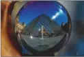  ??  ?? Oddy used a Lensball to get this picture of the Louvre in Paris