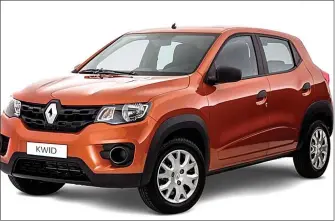  ?? FOTOS CEDOC PERFIL ?? RENAULT KWID LIFE. El precio del modelo de la marca del rombo es $240.500.