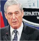  ??  ?? mueller comparecer­á primero durante tres horas ante el Comité de Justicia de la Cámara de Representa­ntes y luego por otras dos ante el Comité de Inteligenc­ia