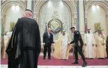  ?? STEPHEN CROWLEY/The New York Times ?? US PRESIDENT Donald Trump and King Salman of Saudi Arabia join Arab leaders for a family photo in Riyadh, Saudi Arabia, last year. Trump said his administra­tion had asked Turkish officials for an audio tape providing evidence of the recent killing of Jamal Khashoggi, a prominent Saudi journalist. |