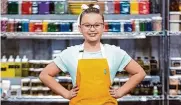  ?? Food Network ?? Lila Smethurst of San Antonio won it all this week on Food Network’s “Kids Baking Championsh­ip.”