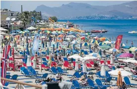  ?? Photo: REUTERS ?? The holiday island of Kos, the main landing point for refugees. Turkey’s people-smugglers charge a head for the trip to the Greek islands.