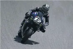  ?? //DAVID RAMÍREZ ?? El piloto de Yamaha logró el mejor tiempo en el test