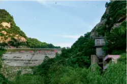  ??  ?? Shibianyu Dam in Xi’an, Shaanxi Province