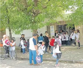  ?? G. DELL’ORO ?? La escuela 32. La crisis la tuvieron chicos de 5° y 6° grado.