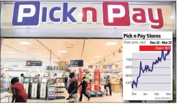 ??  ?? Pick n Pay has pledged to spend R500 million to cut the price of essential goods to its customers for the supermarke­t chain’s 50th anniversar­y celebratio­n.