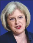  ??  ?? Prime Minister Theresa May