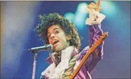  ?? AP photo ?? Prince, widely acclaimed as one of the most inventive and influentia­l musicians of his era with hits including “Little Red Corvette,” ‘’Let’s Go Crazy” and “When Doves Cry,” was found dead at his home on Thursday.