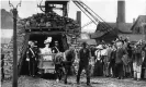  ?? Photograph: The Print Collector/Alamy ?? Queen Mary visiting a Welsh colliery in 1935.