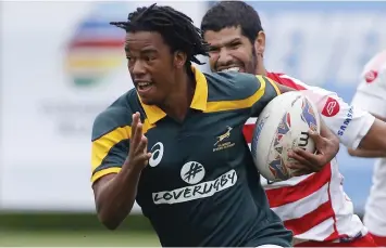  ?? RAUL ZAMORA ?? SELVYN DAVIDS in action against Paraguay at a qualifier tournament. | EPA