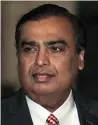  ?? ?? Mukesh Ambani. — reuters file