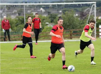  ??  ?? Ronan Coughlan in possession for Sligo Rovers.