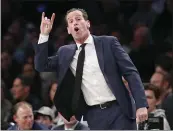  ?? KATHY WILLENS — THE ASSOCIATED PRESS ?? Brooklyn Nets head coach Kenny Atkinson was fired Saturday after four years with the team.