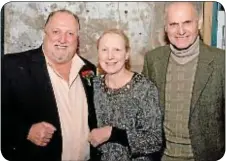  ??  ?? Bernard Mazzocchi with Pauline and Bob White at the Fall Classic.