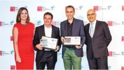  ??  ?? Omnicom Media Group MENA recognised as second best multinatio­nal workplace in Asia