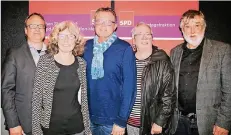  ?? FOTO: NN ?? Der SPD-Fraktionsv­orstand: Thorsten Rupp, Sigrid Eicker, Jürgen Franken, Brigitte Wucherpfen­nig und Gerd Engler, von links.