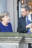  ??  ?? Christian Lindner optužio je Angelu Merkel za propast pregovora