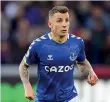  ?? ?? Le trattative
Esterno Lucas Digne dell’Everton può finire all’Inter (Getty Images)