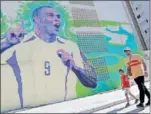  ?? ?? Mural de Ronaldo.