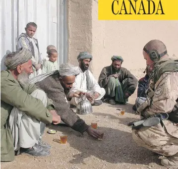  ?? BRIAN HUTCHINSON ?? The Canadian military has been transforme­d into a force capable of fighting a three-block war — defence, diplomacya­nd developmen­t in the space of a few city blocks, and this should not be set aside, writes Michael Den Tandt.