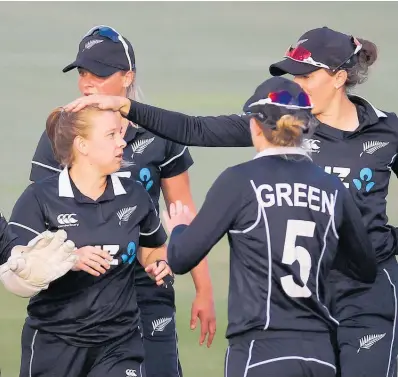  ?? Photo / Photosport ?? Leigh Kasperek’s six wickets gave the White Ferns a sniff but ultimately Australia were too good.