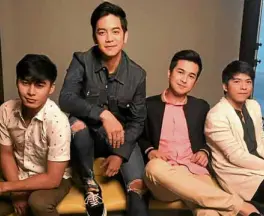  ??  ?? From left: McCoy de Leon, Joshua Garcia, Jerome Ponce and Nash Aguas