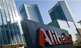  ??  ?? China’s market regulators imposed the fine on Alibaba for restrictin­g merchants that use its website from doing business or running promotions on rival e-commerce platforms. Photograph: Thomas Peter/Reuters