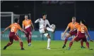  ?? ?? England’s Jude Bellingham impressed with his attacking skills in 10-0 drubbing of San Marino. Photograph: Alessandro Sabattini/Getty Images