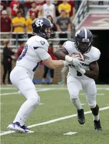  ?? AP FIle ?? PULLING THE PLUG: The Patriot League announced Monday that it will not play fall sports because of the coronaviru­s pandemic.