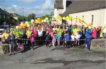  ??  ?? The Culfadda community came out in force for the 25th annual Culfadda Fun Walk for the Northwest Hospice. More than €8,000 has been raised so far. Pic: Peter McParland.