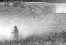  ?? Luis Sinco Los Angeles Times ?? MORE than 5,000 valley fever cases were reported in California through October, compared with 3,827 a year earlier. The fungus responsibl­e can be present in dust.