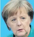  ??  ?? Angela Merkel