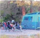  ?? SOURCE: BANDELIER NATIONAL MONUMENT ?? Free camping is offered at the Juniper Campground at Bandelier National Monument on Saturday as part of the Third Annual Night Sky Fiesta today and Saturday.