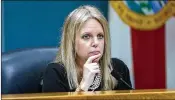  ?? LANNIS WATERS / THE PALM BEACH POST ?? Palm Beach County Mayor Melissa McKinlay says she hopes for a healthier relationsh­ip with West Palm Beach going forward.