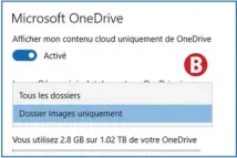  ??  ?? Sélectionn­ez Tous les dossiers pour voir l’intégralit­é des images contenues dans OneDrive de Microsoft.  