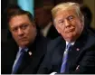  ?? (Leah Millis/Reuters) ?? US PRESIDENT Donald Trump and Secretary of State Mike Pompeo.