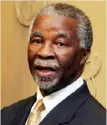  ??  ?? Former president Thabo Mbeki