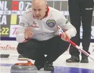  ?? JULIA MCKAY / POSTMEDIA NEWS FILES ?? Skip Kevin Koe says he is trying to offer fans a behindthe-scenes look at high-stakes curling.