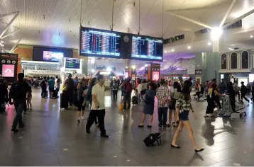  ??  ?? Domestic traffic for Malaysia in February 2019 increased by 8.9 per cent y-o-y to 3.9 million passengers, extending the y-o-y growth to its fourth straight month. — Bernama photo