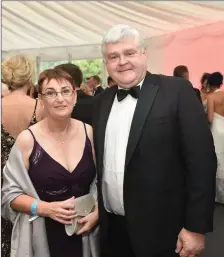  ??  ?? Con and Margaret Cadogan at the Rose of Tralee Rose Ball in the Dome on Friday night. Pic: Eye Focus