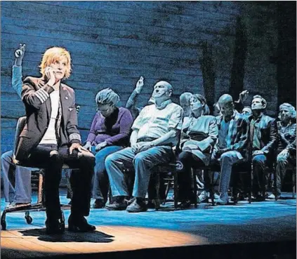  ?? SUBMITTED PHOTO BY CHRIS BENNION ?? Jenn Colella in a scene from the award-winning Broadway musical “Come From Away,”.