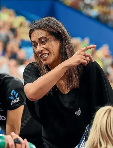  ?? PHOTOSPORT ?? World Cupwinning coach Noeline Taurua wants the Silver Ferns to focus on a pinnacle event every year as she mulls her own future.