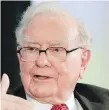  ??  ?? Warren Buffett, 87: “Remarkably in good health.”
