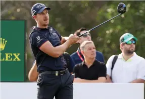  ??  ?? Henrik Stenson is a serial winner in the UAE but is yet to get his hands on the Abu Dhabi HSBC Championsh­ip trophy