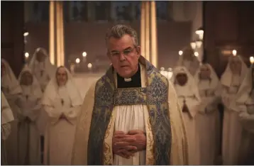  ?? PHOTOS BY ANTHONY ELLISON — IFC MIDNIGHT ?? Danny Huston as Father Romero in Christophe­r Smith's “Consecrati­on.”